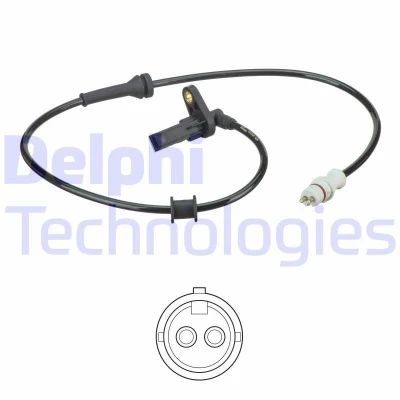 Bilde av DELPHI SS20590 ABS sensor aktiv 760 RENAULT: Kangoo II Express, I