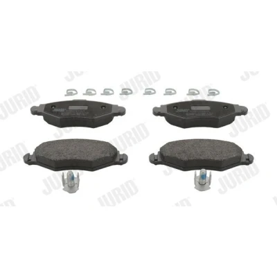 Bilde av JURID 573051J Bremseklosser ikke klargjort for slitasjeindikator med tilbehør PEUGEOT: 206 Hatchback, SW