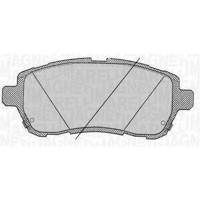 Bilde av MAGNETI MARELLI 363916060818 Bremseklosser med akustisk slitasjevarsel FORD: FIESTA 6, 6 Van, SUZUKI: SWIFT 4, MAZDA: 2 Hatchback