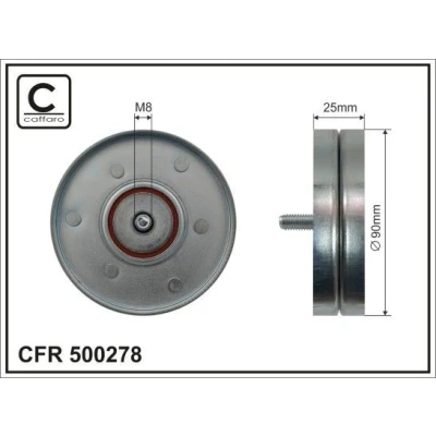 Bilde av Løpehjul, kilerem, audi,seat,vw, 06H 903 341C, 341D