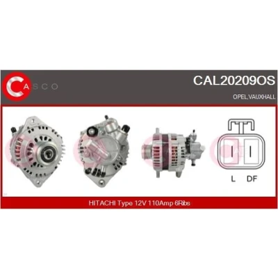 Bilde av CASCO Generator 12V 150A M8 CPA0219 58mm VOLVO: V70 3, XC60 I, V60 FORD: MONDEO 4 Turnier, S Max Mk1, CAL10573AS