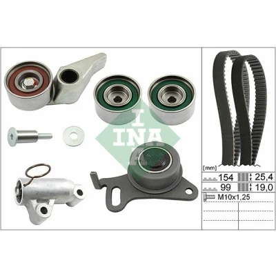Bilde av INA 530 0594 10 Registerreimsett 154 MITSUBISHI: L200 / Triton IV Pick up, Flatvogn lastebil Chassis