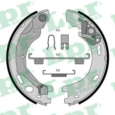 Bilde av LPR 09570 Handbromsbackar med håndbremsarm LAND ROVER: Discovery 4, Range Rover Sport, 3