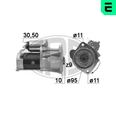 Bilde av Starter, nissan,opel,renault,renault trucks, 23300 2W200, 2W210, 744501, 77450, DB000, DB00A, 44 15 001, 4