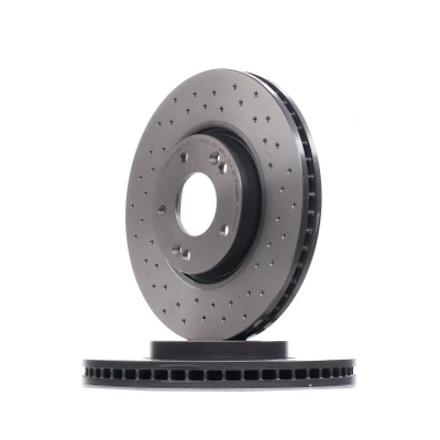 Bilde av BREMBO 09.A532.2X Bremseskiver 300 28 5 perforert / ventilert belagt høy karbon med skruer KIA: SOUL 2, cee‘d II Hatchback, Sportswagon