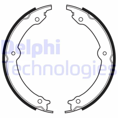 Bilde av DELPHI LS2152 Bremsesko 240 35