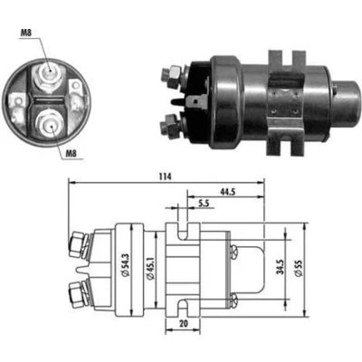 Bilde av Magnetbryter, starter MAGNETI MARELLI 940113050019