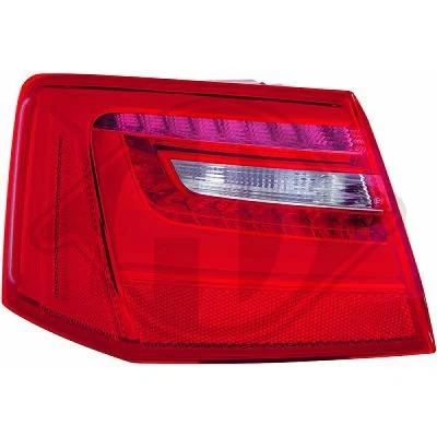 Bilde av DIEDERICHS 1028190 Baklykter høyre ytre del PY21W, P21W, W16W med pæreholder AUDI: A6 C7 Sedan
