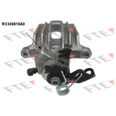 Bilde av FTE 9290268 Bremsecaliper grå Aluminium høyre bakaksel uten holder VOLKSWAGEN: Polo IV Hatchback, AUDI: A2, SEAT: Ibiza 3