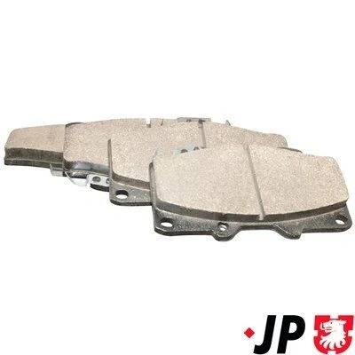 Bilde av JP GROUP 1163607310 Bremseklosser framaksel med akustisk slitasjevarsel TOYOTA: Land Cruiser Prado 90, HILUX 6 Pick up, 5 up