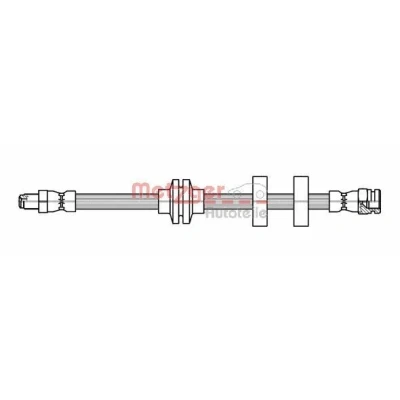 Bilde av METZGER 4118500 Bremseslange 435 M10 x 1