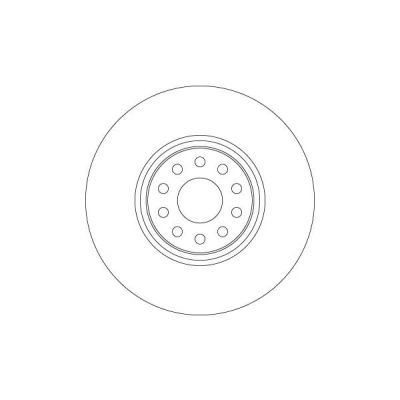 Bilde av TRW Bremseskive 30mm 9 112mm ventilert spraylakkert DF6733S 3QF615301,3QF615301C,3QF615301F Bremseskiver, Skivebremser