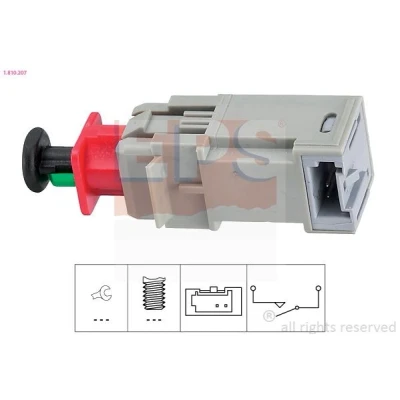 Bilde av EPS 1.810.207 bryter, koblingsbetjening (hastighetsreg) Made in Italy OE Equivalent