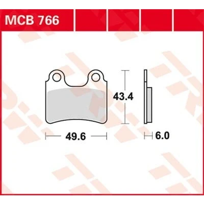Bilde av TRW Organic Allround MCB766 Bremseklosser