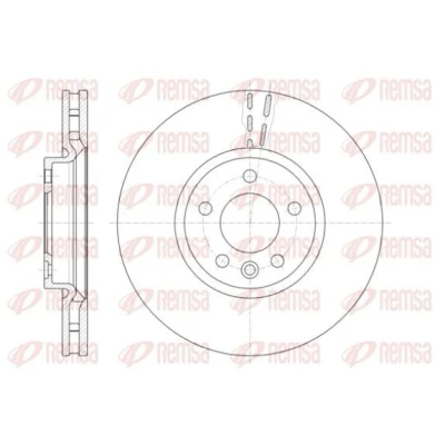 Bilde av REMSA 61420.10 Bremseskiver framaksel 339,8, 339,8 32,2 5 ventilert VOLKSWAGEN: Transporter 5, Multivan (7HM, Bus