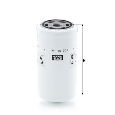 Bilde av Hydraulikkfilter, automatikk MANN FILTER WH 10 001