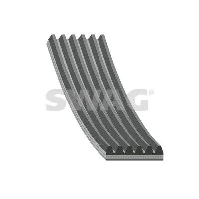 Bilde av SWAG 30 93 9798 Kileribberem 2460 6 EPDM (etyl propylen dien gummi) AUDI: A4 B8 Avant, A6 C6 Allroad, MERCEDES BENZ: W124 Sedan