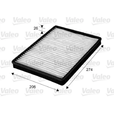 Bilde av VALEO CLIMFILTER COMFORT 715654 Kupéfilter Partikkelfilter 264 190 27 CHEVROLET: Captiva, OPEL: Antara