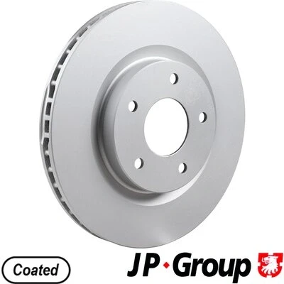 Bilde av JP GROUP 4063101800 Bremseskiver framaksel 296 26 5 innvendig ventilert belagt NISSAN: Juke