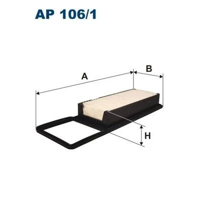 Bilde av FILTRON AP 106/1 Luftfilter 40,5 109 332 Filterinnsats HONDA: Jazz 2