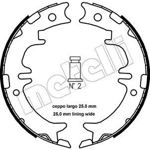 Bilde av Bremseskosett, parkeringsbrems, Bakaksel, lexus,mitsubishi,toyota, 46540 28010, 28020, 44010, 48010, 48020, 4654