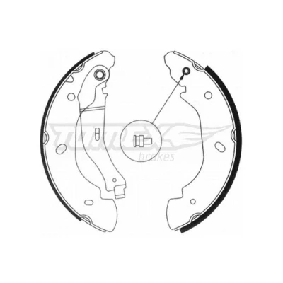 Bilde av TOMEX brakes TX 20 94 Bremsesko bakaksel 254 52 FORD: Transit Mk5 Minibuss