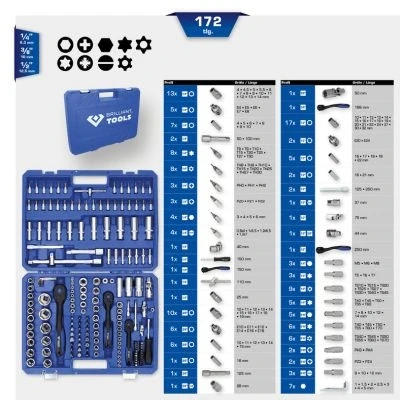 Bilde av KS TOOLS BT023172 Pipesett 172 1/4, 3/8, 1/2