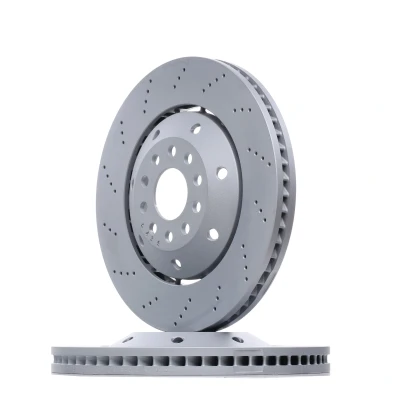Bilde av ZIMMERMANN FORMULA Z COAT 100.3339.70 Bremseskiver 365 34 10/5 5 112 ventilert, hullet, todelt bremseskive belagt legert / høykull AUDI: A6 C5 Sedan