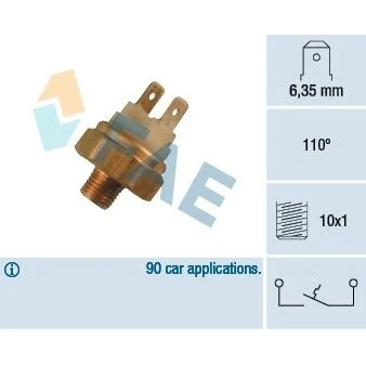 Bilde av Temperaturbryter, kjøling, audi, 035 919 369 S, 053 A, 054 B, 1454 944, 479505873R, 5Z0820411, 5Z0820411C, 5Z0820411D, 5