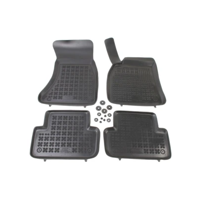 Bilde av REZAW PLAST 200308 Gulvmatte sett gummi foran og bak 4 svart Skreddersydd AUDI: A5 B8 Sportback, A4 Avant