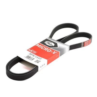 Bilde av GATES 5PK1545 Kileribberem 1545 5 Polyester, EPDM (etyl propylen dien gummi) FleetRunner Micro V OPEL: Zafira B, Vectra C Caravan, Corsa D Hatchback