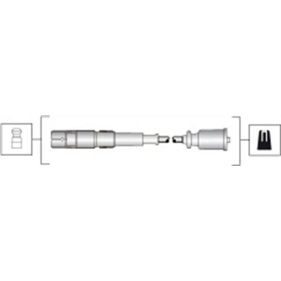 Bilde av MAGNETI MARELLI 941318111285 Pluggledninger MERCEDES BENZ: SL Cabrio, S Klasse Sedan, ML