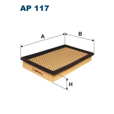 Bilde av FILTRON AP 117 Luftfilter 38 163 262 Filterinnsats