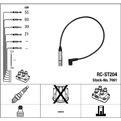 Bilde av NGK 7061 Pluggledninger 4