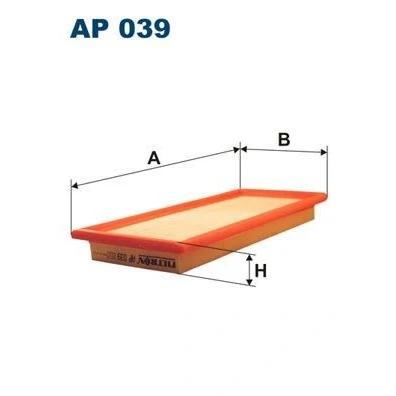 Bilde av FILTRON AP 039 Luftfilter 36 149 348 Filterinnsats