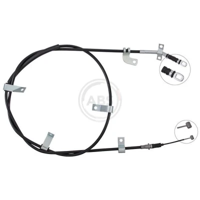 Bilde av Kabel, parkeringsbremse, Høyre bak, mazda cx 9, TD1144410