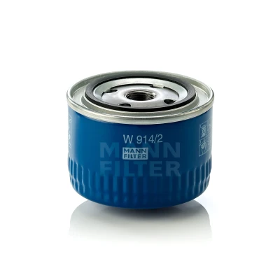 Bilde av MANN FILTER W 914/2 Oljefilter 3/4 16 UNF med en retursperreventil Påskruingsfilter FORD: Sierra Mk2 Hatchback, Mk1 Sedan