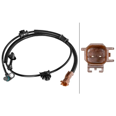 Bilde av HELLA 6PU 358 218 611 ABS Sensor med holder Hall prinsipp 2 1015 FORD USA: F 150 XIII Extended Cab Pick up