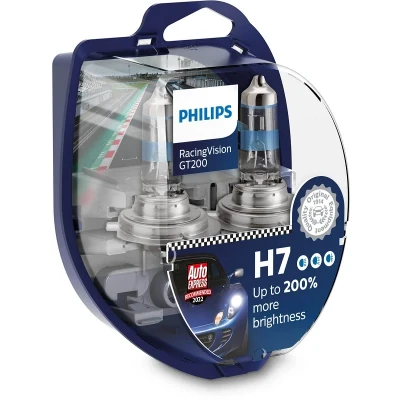 Bilde av Halogenlampe PHILIPS RacingVision GT200 H7 PX26d, passer mange bilmodeller, 000000000H7, 00000000H7, 0000000H7, 000000H7, 002 544 00 94,