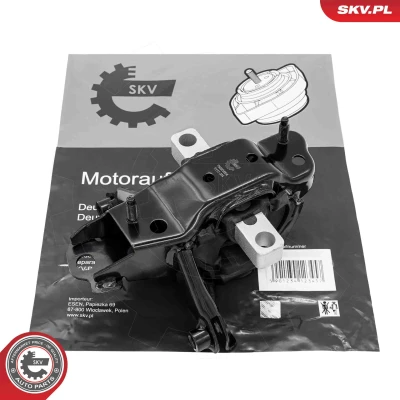 Bilde av ESEN SKV 75SKV054 Motorfeste venstre Gummimetallager Aluminium, gummi 199mm 101mm VOLKSWAGEN: Polo IV Hatchback, SKODA: Fabia 2