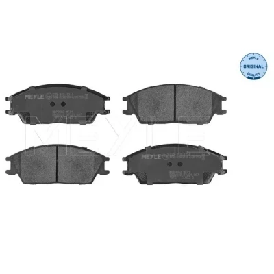 Bilde av MEYLE 025 210 1214 Bremseklosser ORIGINAL Quality framaksel ikke klargjort for slitasjeindikator med antihyle blikk HYUNDAI: Getz, ACCENT 2