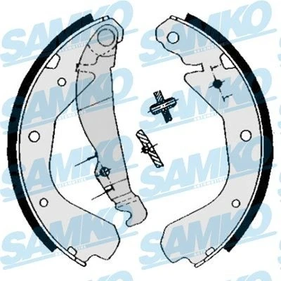 Bilde av Bremsesko sett, Bakaksel, opel,toyota,vauxhall, 1605055, 1605590, 1605689, 1605774, 1605792, 1605930, 90273262, 90350169, 90399217, 9039