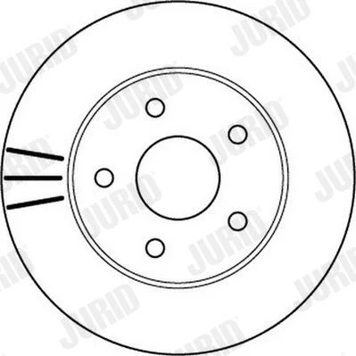 Bilde av JURID 562147JC Bremseskiver 305 26 5 127 ventilert belagt uten skruer JEEP: GRAND Cherokee 2, II