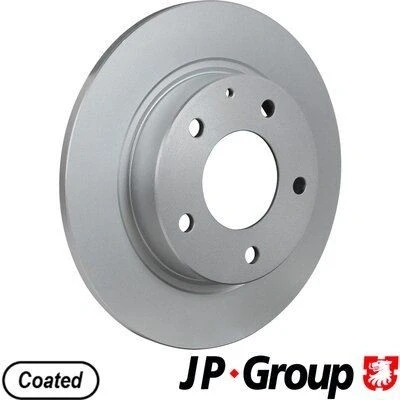 Bilde av JP GROUP 3863200100 Bremseskiver bakaksel 261 10 5 fullt ut belagt MAZDA: 626 III Sedan, IV Hatchback