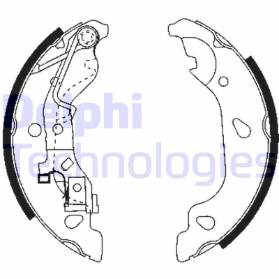Bilde av DELPHI LS1859 Bremsesko 180 32 FIAT: Punto II Hatchback