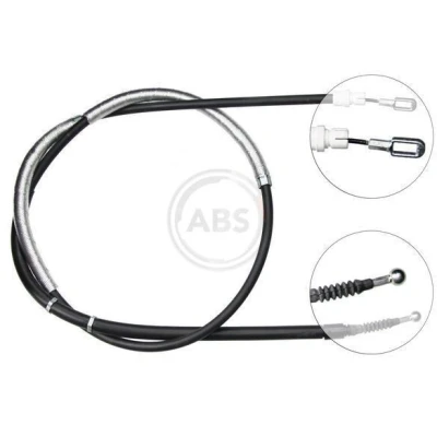 Bilde av A.B.S. K10846 Bremsekabel 1736 Skivebrems for høyre/venstre ratt AUDI: A4 B7 Avant, B6 Sedan, Avant