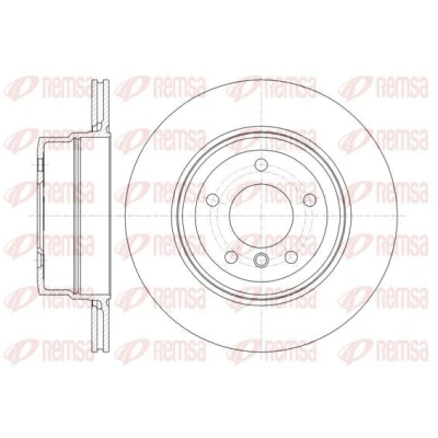 Bilde av REMSA 61336.10 Bremseskiver bakaksel 319,7, 319,7 20 5 ventilert BMW: Touring, Sedan
