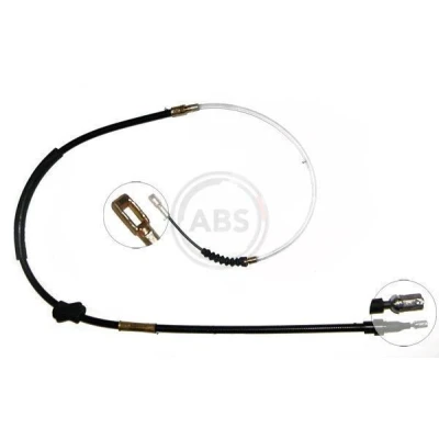 Bilde av A.B.S. K10086 Bremsekabel 1480 Skivebrems for høyre/venstre ratt AUDI: 100 C4 Avant