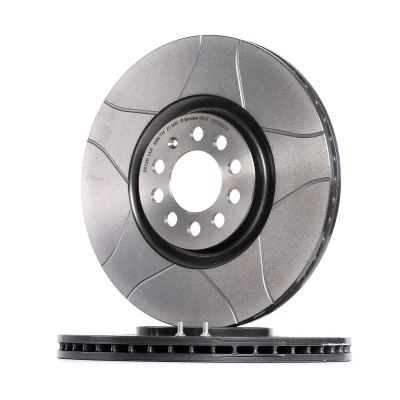 Bilde av BREMBO MAX LINE 09.7880.75 Bremseskiver 312 25 5 innvendig ventilert, med sliss belagt høy karbon skruer VOLKSWAGEN: Golf 4, Polo IV Hatchback