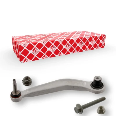 Bilde av FEBI BILSTEIN 40367 Bærebru med tilleggsmateriale lager, støtte / styreledd venstre bakaksel Casterstag Aluminium BMW: 5 Touring, Sedan